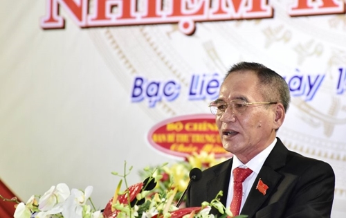 Ông Lữ Văn Hùng tái đắc cử Bí thư Tỉnh ủy tỉnh Bạc Liêu